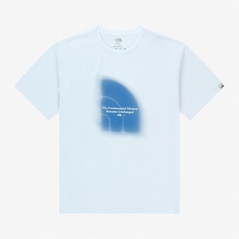 <b>노스페이스</b> 화이트라벨 미스티 로고 <b>반팔</b> 라운드<b>티</b> NT7UR13J