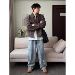 에잇세컨즈 디스트로이드 팬츠 스카이 블루 265221APDQ_이미지