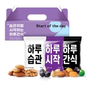선명농수산 썬넛트 하루견과 하루21입 선물세트 (1개)