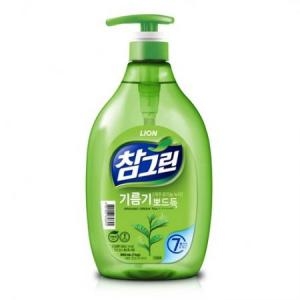 라이온코리아 참그린 기름기 뽀드득 레몬녹차 1kg (965ml) (2개)