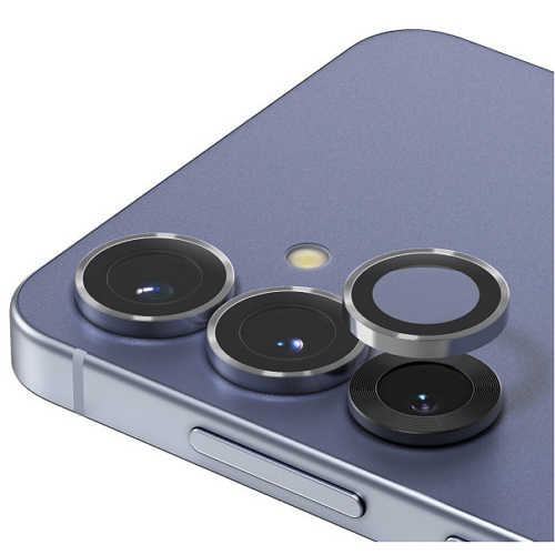 신지모루  갤럭시S25 FE 메탈 프레임 링 카메라 렌즈 강화유리 보호필름 (렌즈 1매)