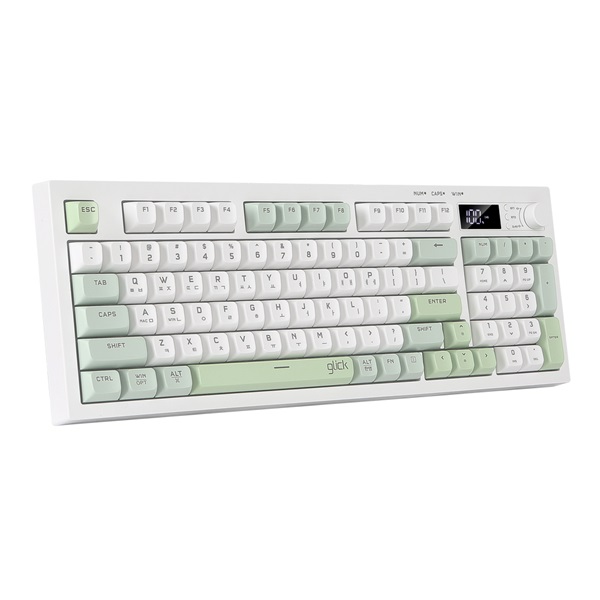 지클릭커 OFFICEPRO WK50 사일런스 M RGB 무소음 방수 무선 블루투스 94 (Greenwich)_이미지