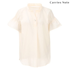 패션그룹형지 캐리스노트 트임넥 디자인 블라우스 CN1MBLJ07