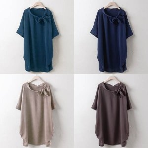  아이우먼 귀욤 리본 블라우스 RW0086RM804 빅사이즈 사이즈에서 자유로운 그녀~
