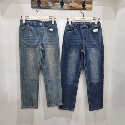 행텐주니어 틴즈 풀밴딩 스트레이트핏 데님팬츠 14530-155-602-10 34587_14530-155-602-10