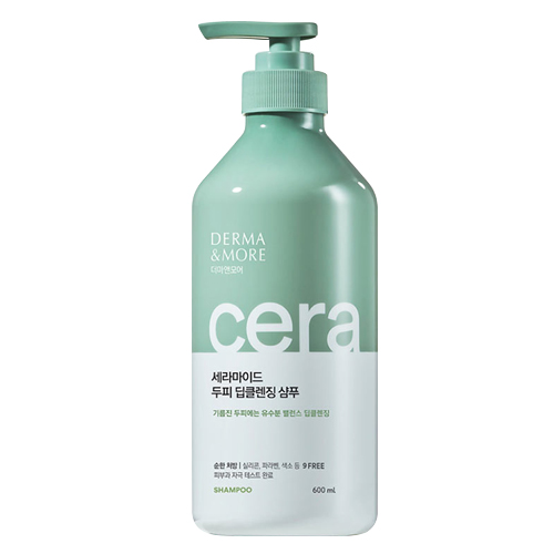 더마앤모어 세라마이드 두피 딥클렌징 샴푸 600ml (5개)_이미지