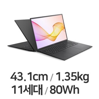 LG전자 2021 그램17 <b>17ZD90P-GX7BK</b> WIN10