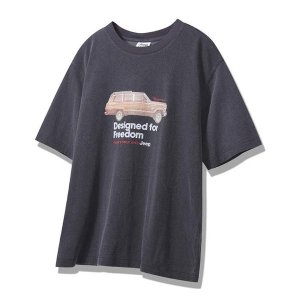 JEEP 남녀공용 왜고니어 빈티지 올드카 반팔티 JP2TSU214GR