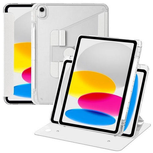 태블리스 iPad A16 11세대 풀 클리어 디자인 크리스탈 커버 케이스_이미지