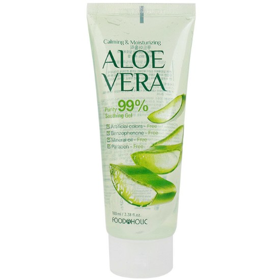 에덴인터내셔널 푸드어홀릭 알로에베라 99% 수딩젤 100ml (1개)