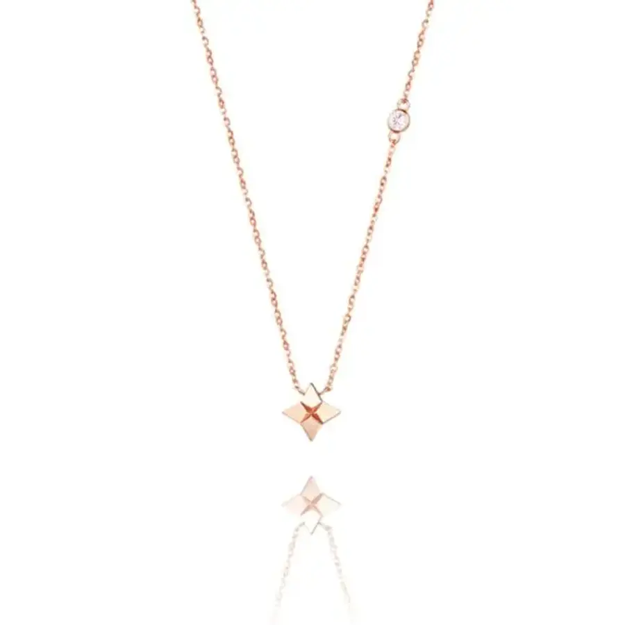 에스티오 NEHENGE 스타글로우 14K 로즈골드 목걸이 SA25D04U SAG25D04UN4RCG40 3053881