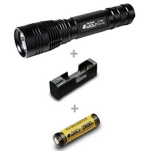 스나이퍼코리아 블랙울프 미니 노줌 A세트 2600mAh_이미지