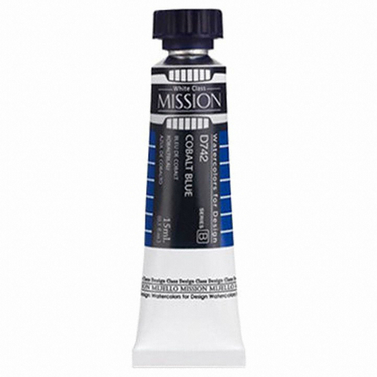 미션 화이트클래스 수채물감 15ml 낱색