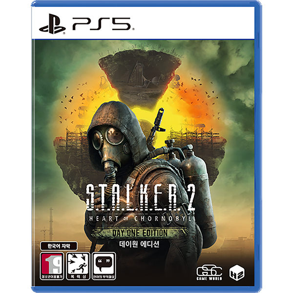 스토커 2: 초르노빌의 심장부 데이원 에디션 한글판 PS5, 패키지디스크_이미지