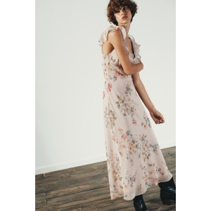 자라 국내 플라워 미디 원피스 단색 8851/450/050 3358241