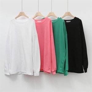 강물처럼 빅사이즈사랑해요 K859L302 베러무지TC데일리긴팔티 NO 9628591