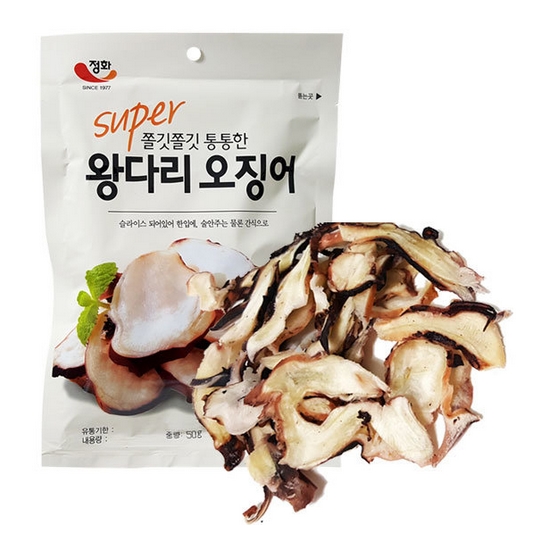 정화식품 왕다리 오징어 45g (5개)_이미지