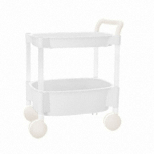 유원피에스 보노하우스 모던 리빙카트 2단 아이보리 (1개)