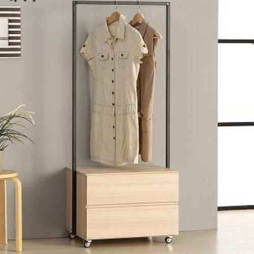 우아미가구 자니덴 행거 2단서랍형 (59cm)_이미지