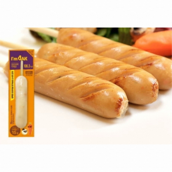 깔끔야채맛 닭가슴살 소시지 꼬치형 70g