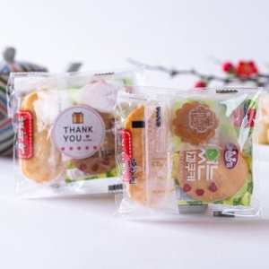 한봄 단체 행사 간식 다과 선물 답례품 투명봉투 개별포장 1111770