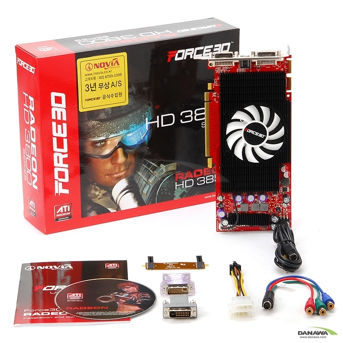 FORCE3D �󵥿� HD 3850 512MB ���̳���