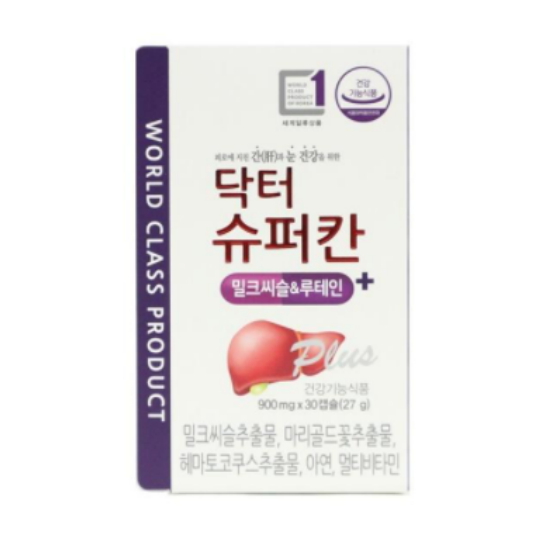 에이치엘사이언스 닥터슈퍼칸 밀크씨슬 앤 루테인 30캡슐 (1개)_이미지