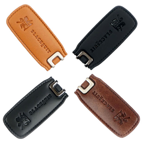 오토반 블랙슈트 가죽 썬그라스 클립 AW-D9008