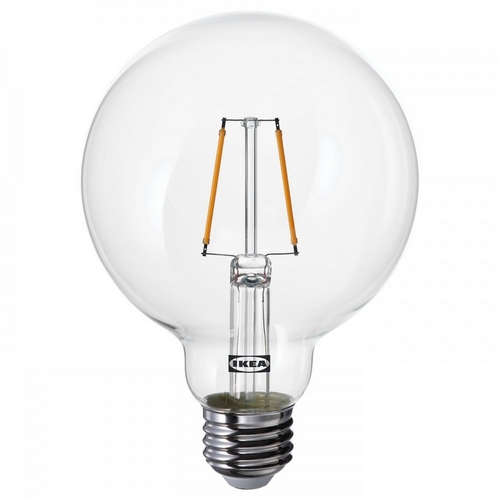 이케아 LED LUNNOM E26 150루멘 구형 95mm 전구 1.1W