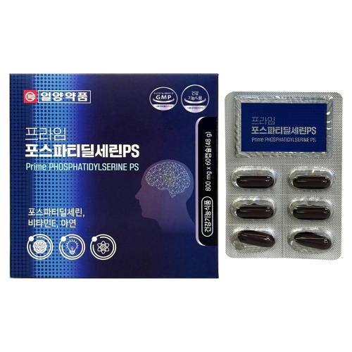 일양약품 프라임 포스파티딜세린PS 800mg 60캡슐