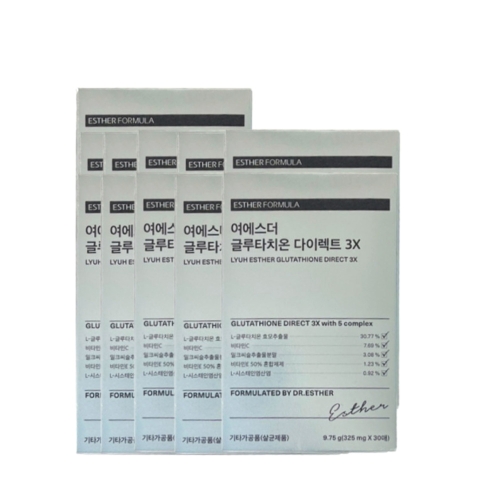 에스더포뮬러 여에스더 여에스더 글루타치온 다이렉트 3X 325mg 30매 (11개)