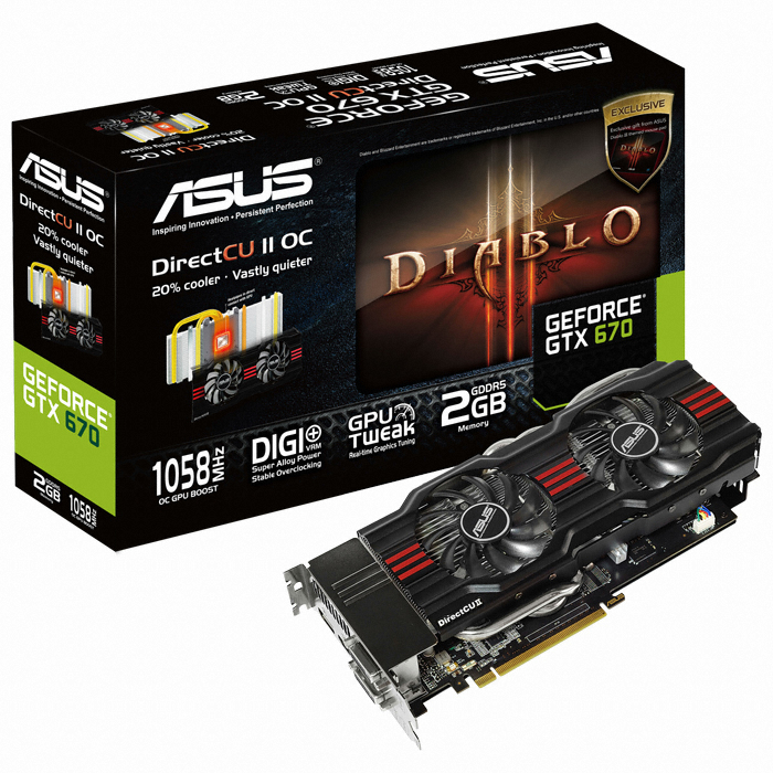 ASUS 지포스 GTX670 OC D5 2GB DCII STCOM_이미지
