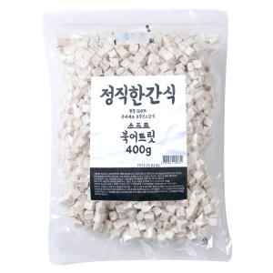 [불명] 정직한간식 소프트 북어트릿 400g (1개)