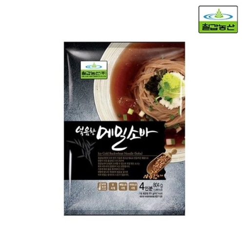 칠갑농산 얼음찬 메밀소바 804g (5개)_이미지