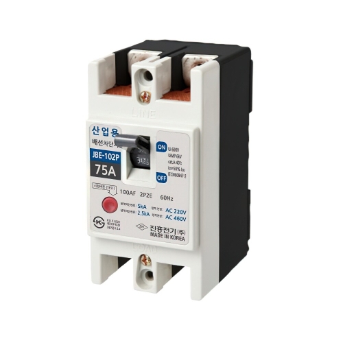 ���� �輱 ���ܱ� JBE-102P 75A ���� 5kA 2P2E 100AF �����