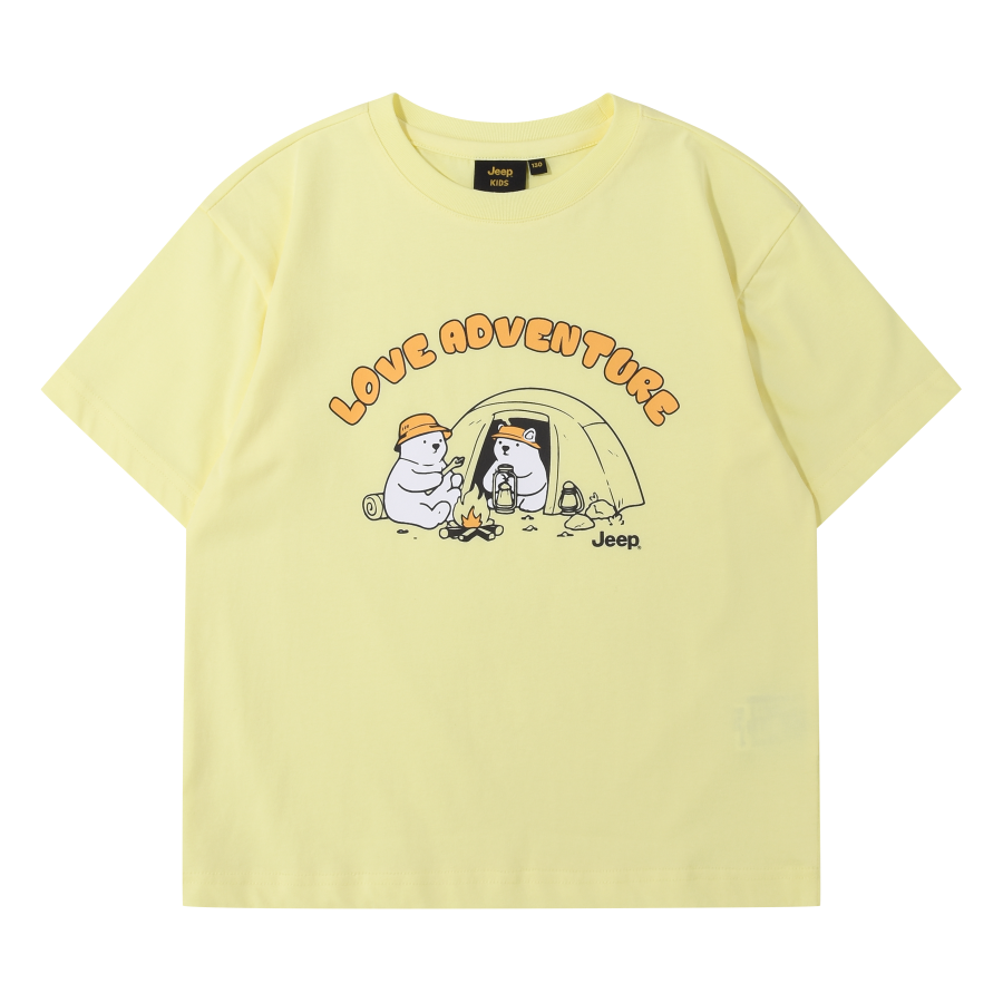 JEEP 키즈 KIDS 키즈 앙팡 텐트곰 반팔티 KR2TSU179YE_이미지