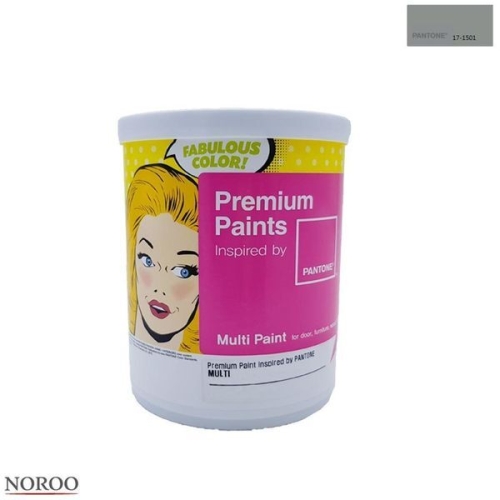 알티피아 팬톤 멀티용 무광 수성 페인트 1L 회색17-1501