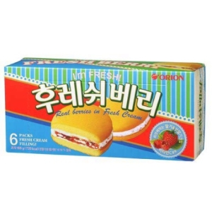 오리온 후레쉬베리 28g x 6입