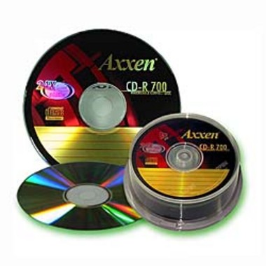 Axxen AXXEN 700MB 24x 케익 25장_이미지