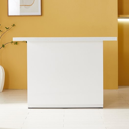 블리스데코 펜네 대리석 아일랜드 도어 식탁 1200 (의자별도)_이미지