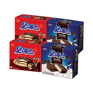 오예스 쿠키앤크림 360g x 2개 + 오리지날 360g x 2개