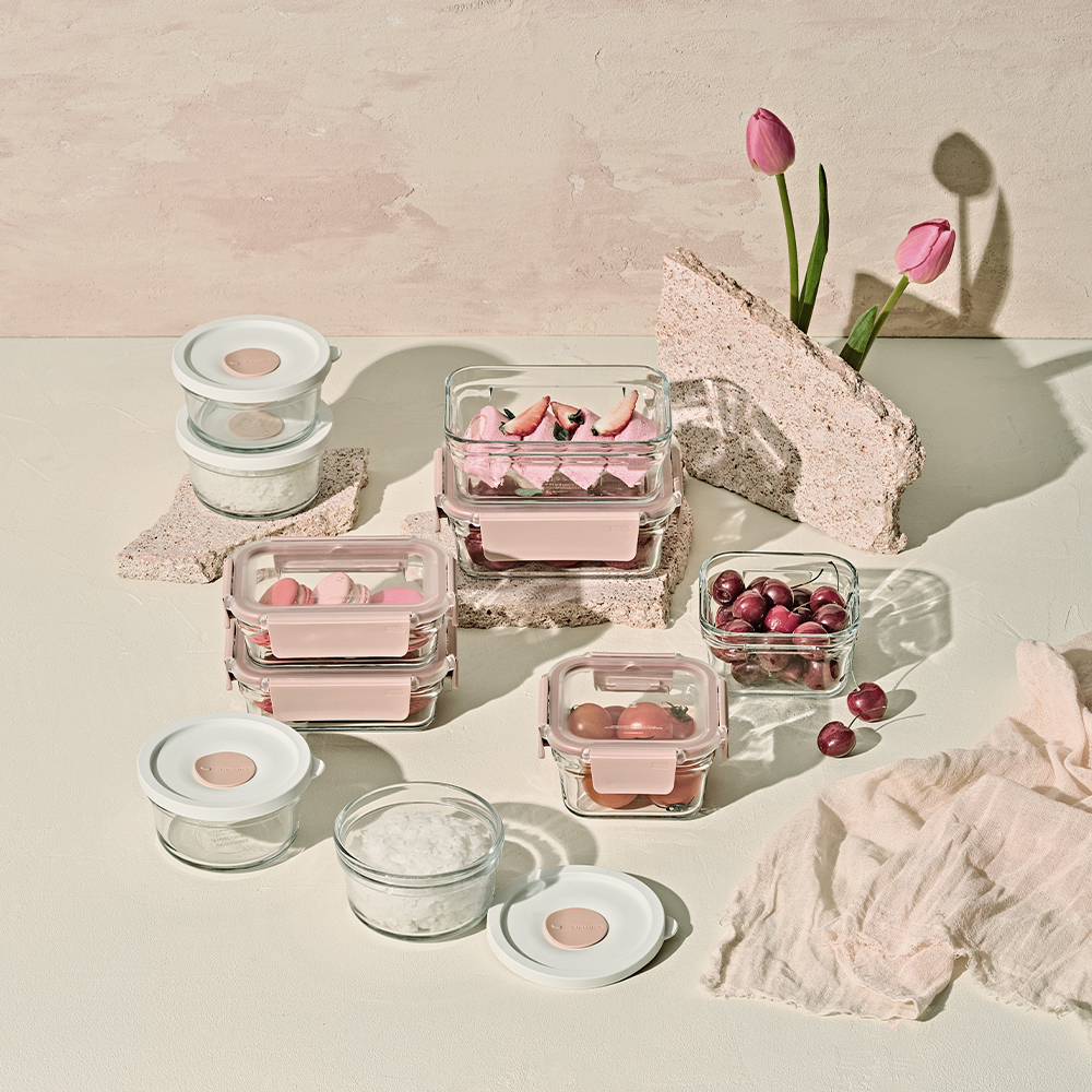 퓨어 샌드핑크 햇밥용기 10조 세트