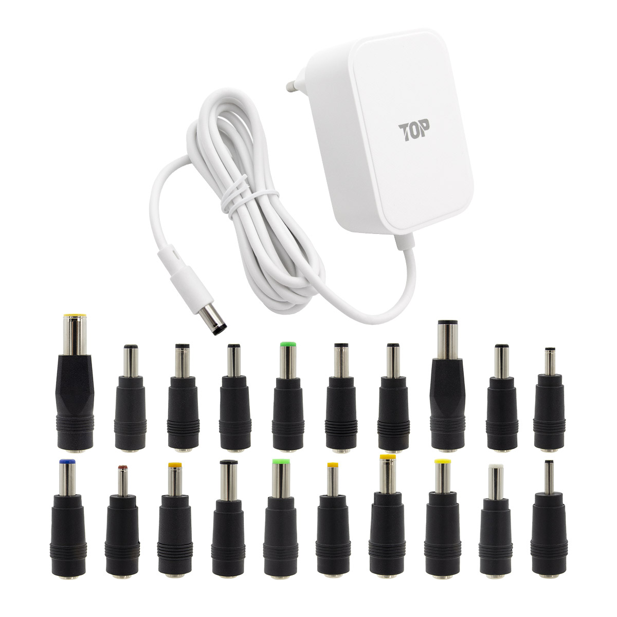 HDTOP DC 12V 3A 화이트 어댑터 (HT-AD186 / 20종 젠더)