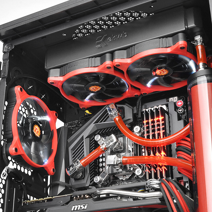 써멀테이크 Odin 12 LED FAN White 마이크로닉스_이미지