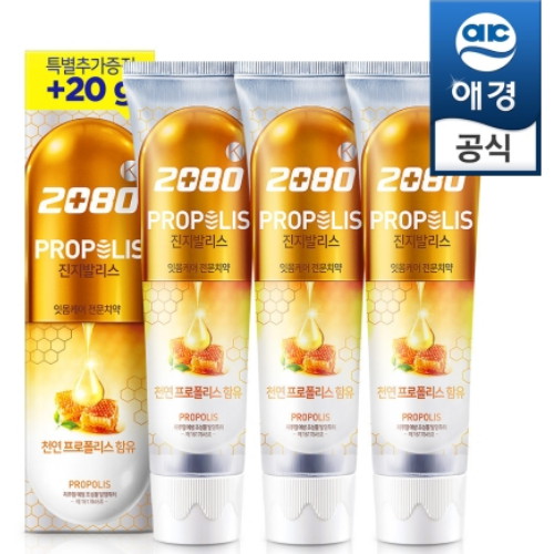 2080 진지발리스 프로폴리스 치약 140g