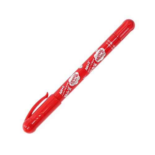 아모스 교사채점용 파스넷 빨강색연필 (12개)_이미지