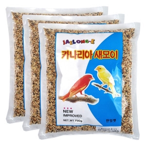 재롱이 카나리아 새모이 3개-
