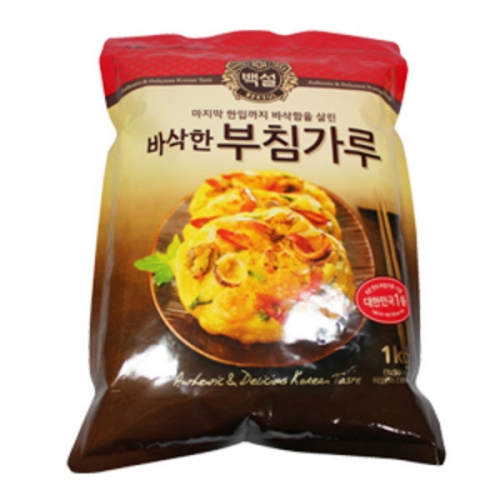 백설 바삭한 부침가루 1kg이미지입니다. 누르면 해당 게시물로 새창이동합니다.