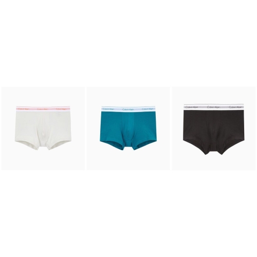 CALVIN KLEIN Underwear CK 남성 모던 코튼 에어 싱글 드로즈 3종 NB3996-UB102LYTM
