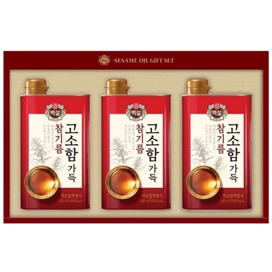 백설 고소함가득 참기름 1호 (5개)